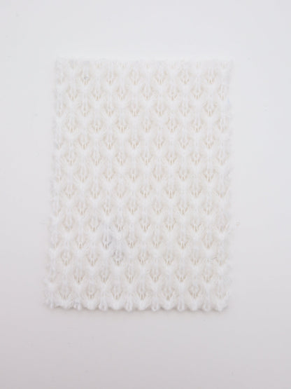 【25AW-035】ウール混ふわふわハニカムニットソー　/0.5ｙあたり=～1500円