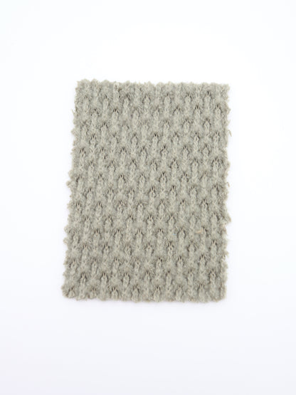 【25AW-035】ウール混ふわふわハニカムニットソー　/0.5ｙあたり=～1500円