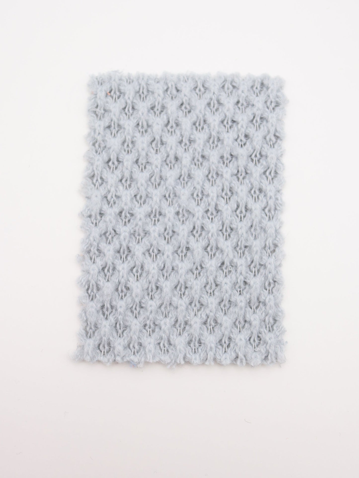 【25AW-035】ウール混ふわふわハニカムニットソー　/0.5ｙあたり=～1500円