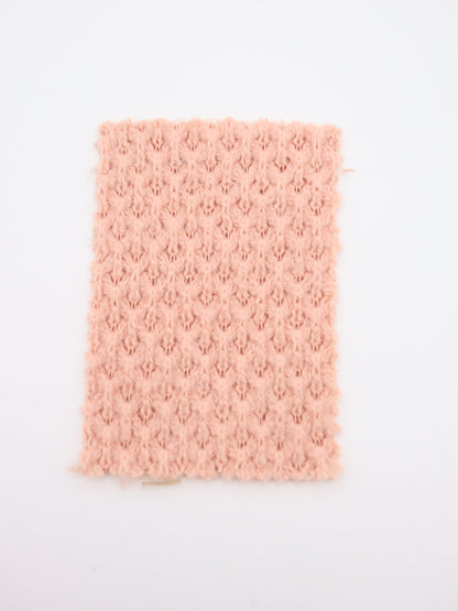 【25AW-035】ウール混ふわふわハニカムニットソー　/0.5ｙあたり=～1500円