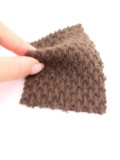 【25AW-035】ウール混ふわふわハニカムニットソー　/0.5ｙあたり=～1500円