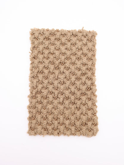 【25AW-035】ウール混ふわふわハニカムニットソー　/0.5ｙあたり=～1500円