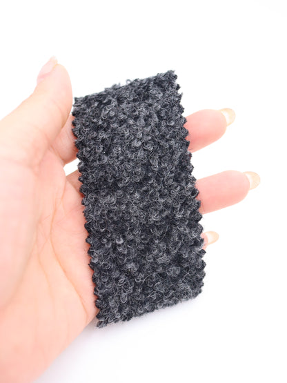 【25AW-010】ウール混くるくる圧縮ブークレニット　/0.5ｙあたり=～1615円