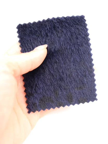 【25AW-039】フェイクハラコ毛足つるつるヒョウ柄プリント　/0.5ｙあたり=～1370円