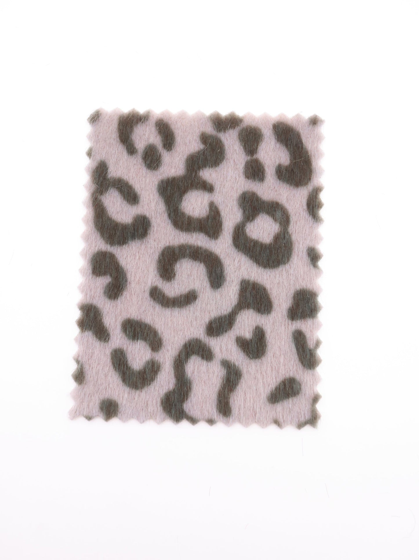 【25AW-039】フェイクハラコ毛足つるつるヒョウ柄プリント　/0.5ｙあたり=～1370円