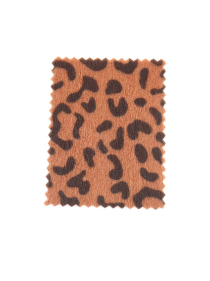 【25AW-039】フェイクハラコ毛足つるつるヒョウ柄プリント　/0.5ｙあたり=～1370円