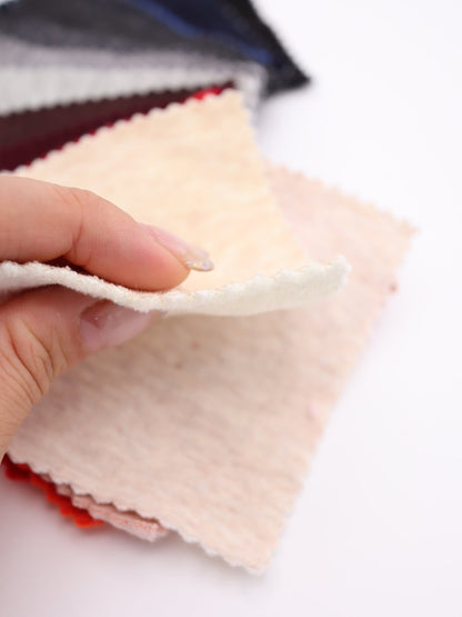 【25AW-041】かわいいリバーシブル裏ミニファースウェット　/0.5ｙあたり=～1105円