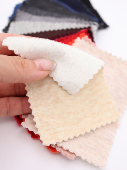 【25AW-041】かわいいリバーシブル裏ミニファースウェット　/0.5ｙあたり=～1105円