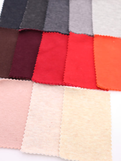 【25AW-041】かわいいリバーシブル裏ミニファースウェット　/0.5ｙあたり=～1105円