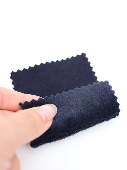 【25AW-041】かわいいリバーシブル裏ミニファースウェット　/0.5ｙあたり=～1105円