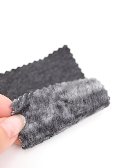 【25AW-041】かわいいリバーシブル裏ミニファースウェット　/0.5ｙあたり=～1105円