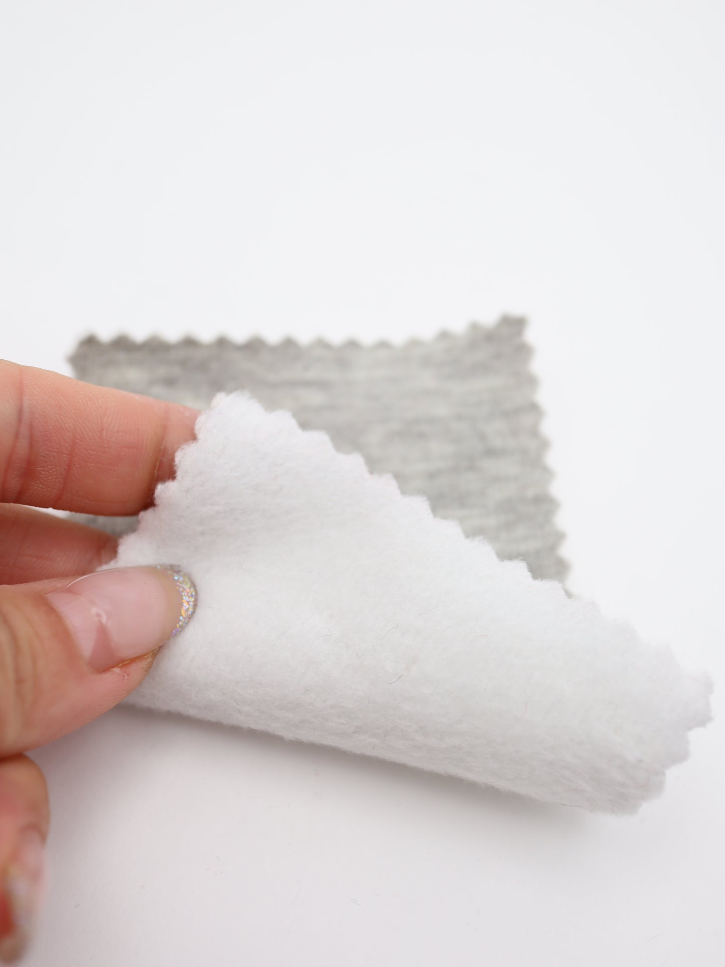 【25AW-041】かわいいリバーシブル裏ミニファースウェット　/0.5ｙあたり=～1105円