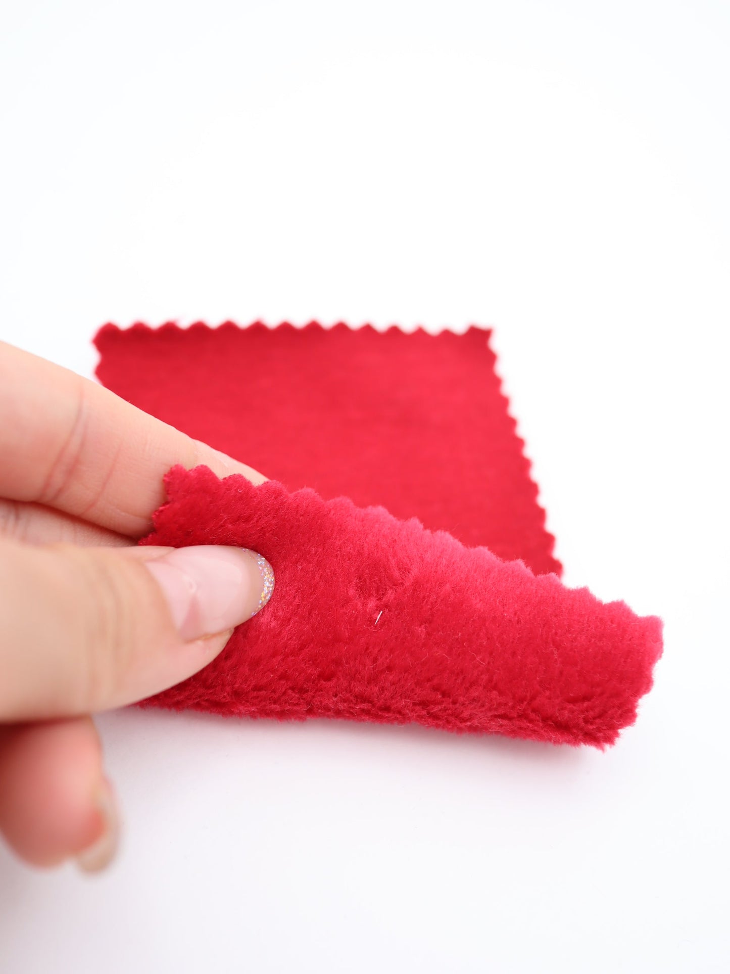 【25AW-041】かわいいリバーシブル裏ミニファースウェット　/0.5ｙあたり=～1105円