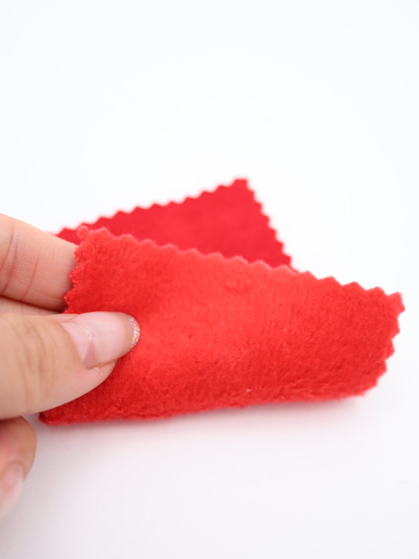 【25AW-041】かわいいリバーシブル裏ミニファースウェット　/0.5ｙあたり=～1105円