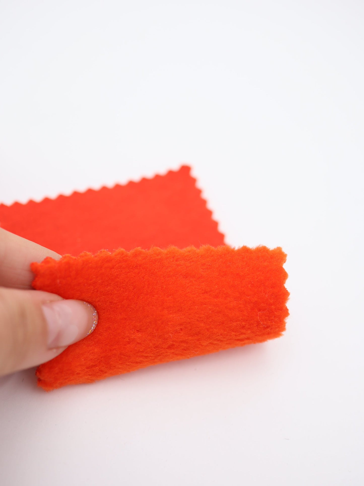 【25AW-041】かわいいリバーシブル裏ミニファースウェット　/0.5ｙあたり=～1105円