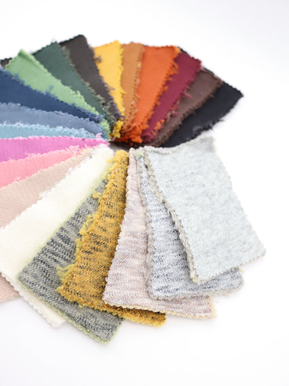 【25AW-040】かわいいリバーシブルWフェイス裏ソフトボアスウェット　/0.5ｙあたり=～1160円