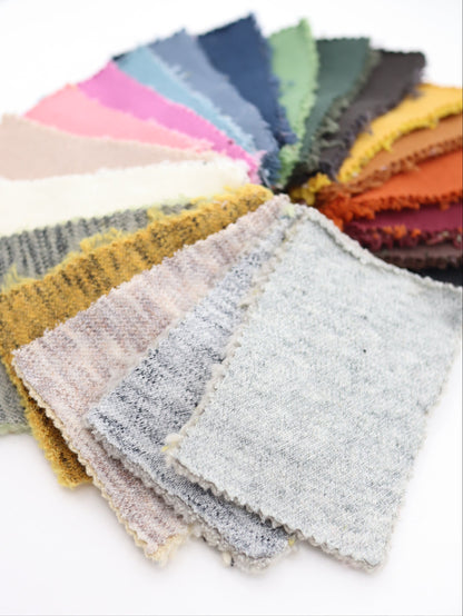 【25AW-040】かわいいリバーシブルWフェイス裏ソフトボアスウェット　/0.5ｙあたり=～1160円