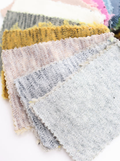 【25AW-040】かわいいリバーシブルWフェイス裏ソフトボアスウェット　/0.5ｙあたり=～1160円