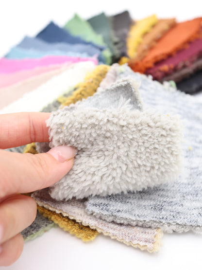 【25AW-040】かわいいリバーシブルWフェイス裏ソフトボアスウェット　/0.5ｙあたり=～1160円