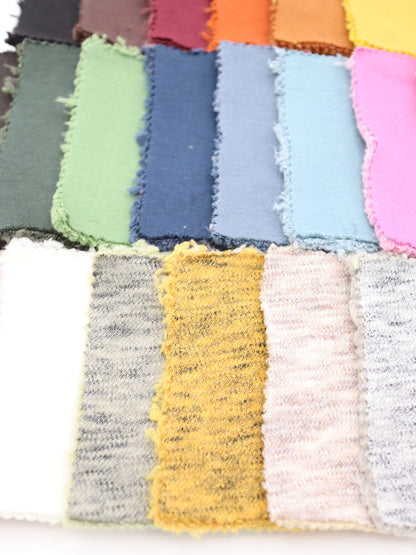 【25AW-040】かわいいリバーシブルWフェイス裏ソフトボアスウェット　/0.5ｙあたり=～1160円