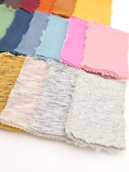 【25AW-040】かわいいリバーシブルWフェイス裏ソフトボアスウェット　/0.5ｙあたり=～1160円