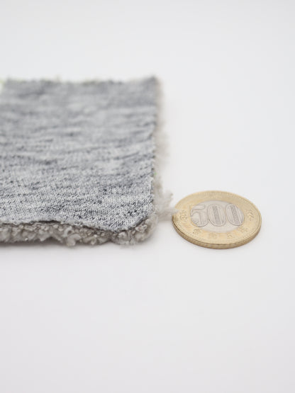 【25AW-040】かわいいリバーシブルWフェイス裏ソフトボアスウェット　/0.5ｙあたり=～1160円