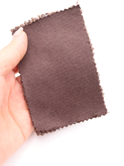 【25AW-040】かわいいリバーシブルWフェイス裏ソフトボアスウェット　/0.5ｙあたり=～1160円