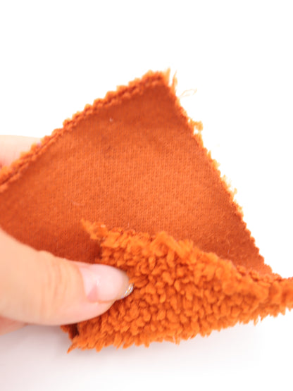 【25AW-040】かわいいリバーシブルWフェイス裏ソフトボアスウェット　/0.5ｙあたり=～1160円