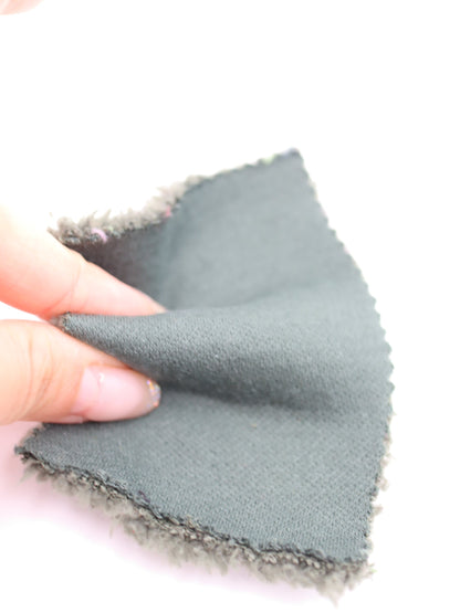 【25AW-040】かわいいリバーシブルWフェイス裏ソフトボアスウェット　/0.5ｙあたり=～1160円