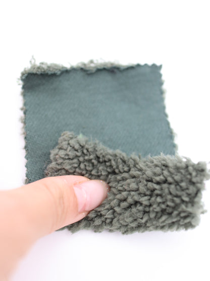 【25AW-040】かわいいリバーシブルWフェイス裏ソフトボアスウェット　/0.5ｙあたり=～1160円