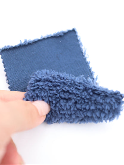 【25AW-040】かわいいリバーシブルWフェイス裏ソフトボアスウェット　/0.5ｙあたり=～1160円