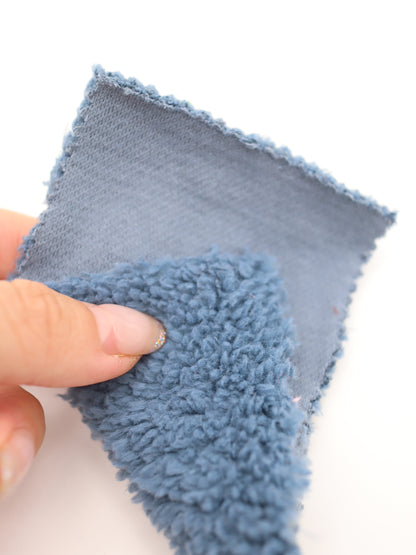 【25AW-040】かわいいリバーシブルWフェイス裏ソフトボアスウェット　/0.5ｙあたり=～1160円