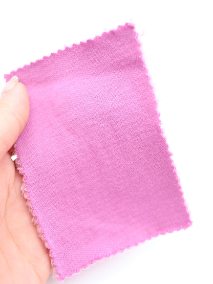 【25AW-040】かわいいリバーシブルWフェイス裏ソフトボアスウェット　/0.5ｙあたり=～1160円