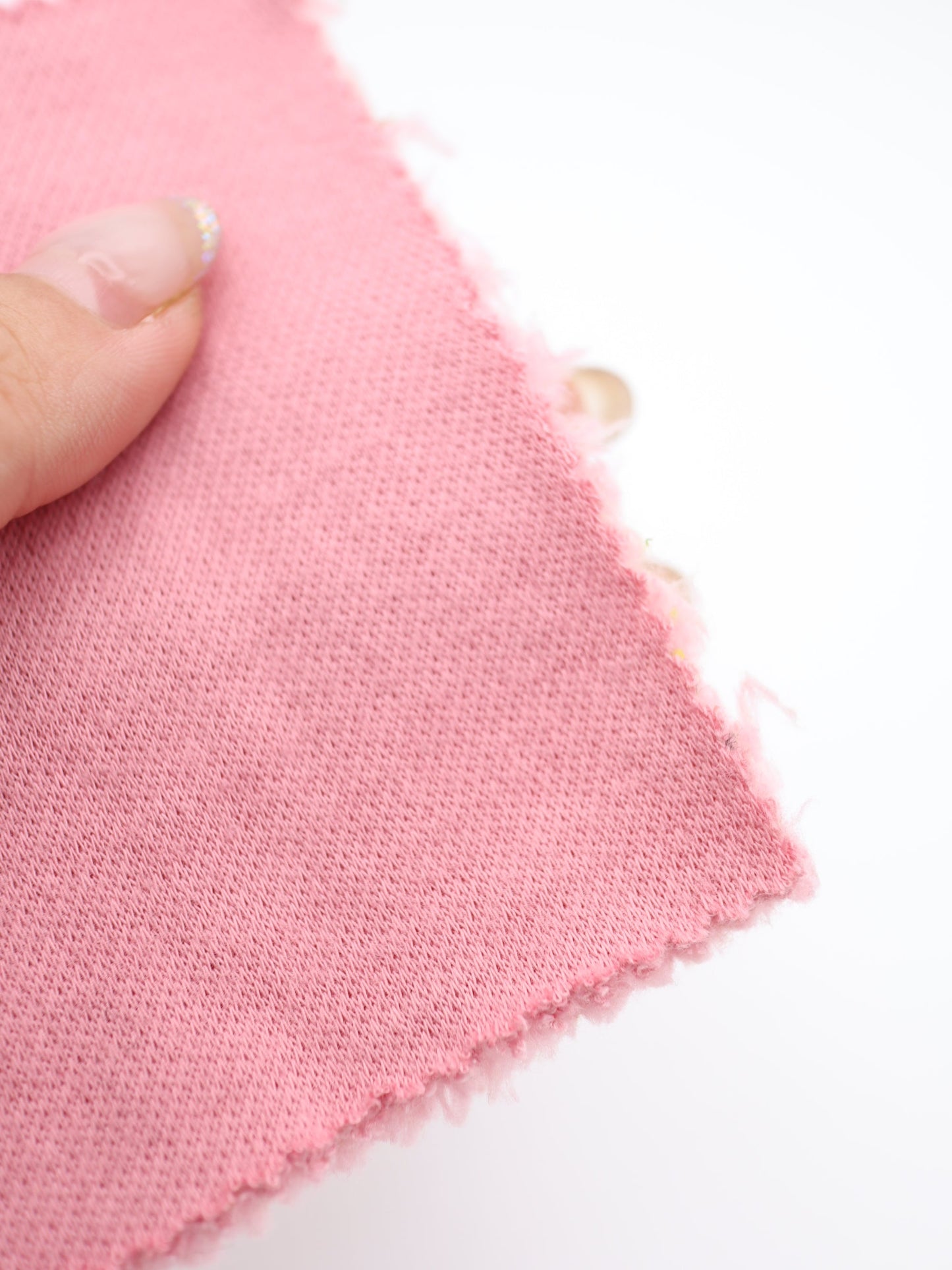 【25AW-040】かわいいリバーシブルWフェイス裏ソフトボアスウェット　/0.5ｙあたり=～1160円