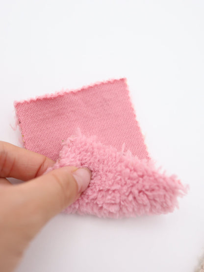 【25AW-040】かわいいリバーシブルWフェイス裏ソフトボアスウェット　/0.5ｙあたり=～1160円