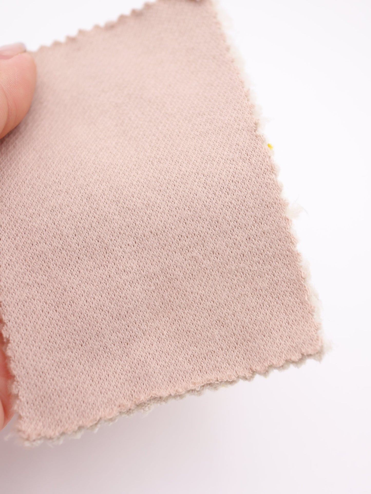 【25AW-040】かわいいリバーシブルWフェイス裏ソフトボアスウェット　/0.5ｙあたり=～1160円