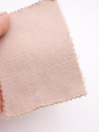 【25AW-040】かわいいリバーシブルWフェイス裏ソフトボアスウェット　/0.5ｙあたり=～1160円