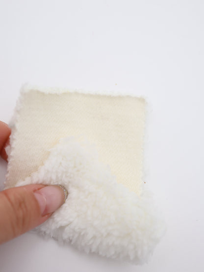 【25AW-040】かわいいリバーシブルWフェイス裏ソフトボアスウェット　/0.5ｙあたり=～1160円