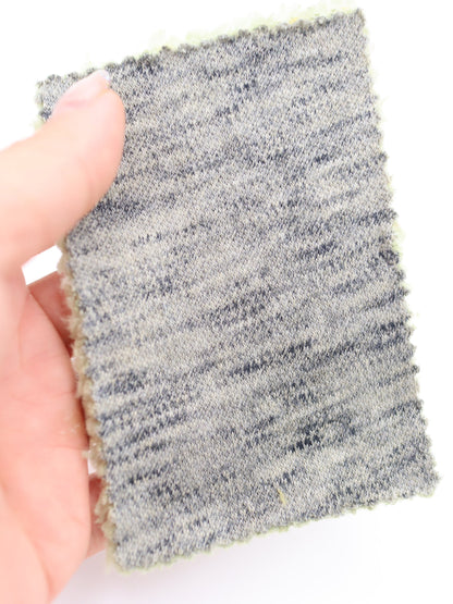 【25AW-040】かわいいリバーシブルWフェイス裏ソフトボアスウェット　/0.5ｙあたり=～1160円