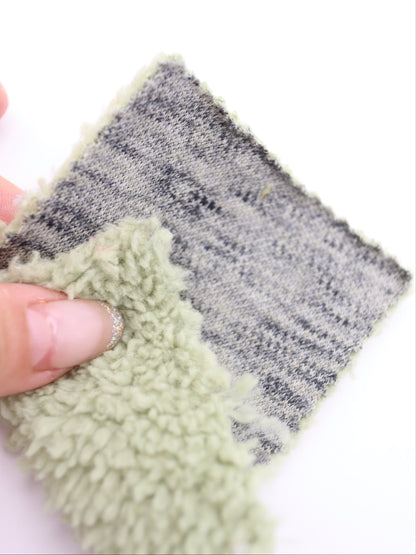 【25AW-040】かわいいリバーシブルWフェイス裏ソフトボアスウェット　/0.5ｙあたり=～1160円