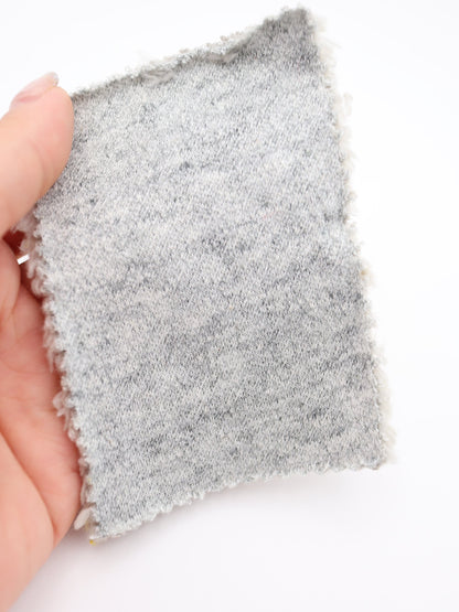 【25AW-040】かわいいリバーシブルWフェイス裏ソフトボアスウェット　/0.5ｙあたり=～1160円