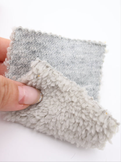 【25AW-040】かわいいリバーシブルWフェイス裏ソフトボアスウェット　/0.5ｙあたり=～1160円