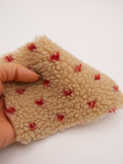 【25AW-151】じつはプチハートボア　/0.5ｙあたり=～1065円