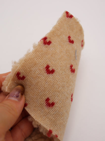 【25AW-151】じつはプチハートボア　/0.5ｙあたり=～1065円