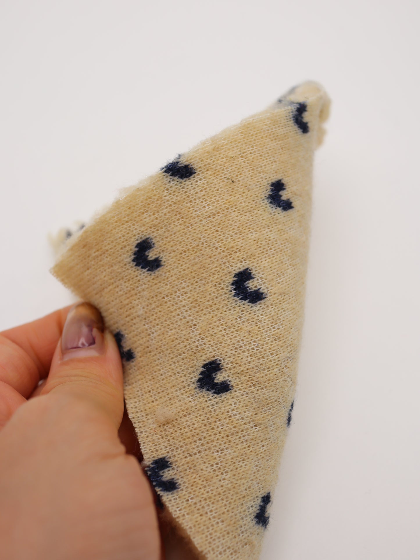 【25AW-151】じつはプチハートボア　/0.5ｙあたり=～1065円