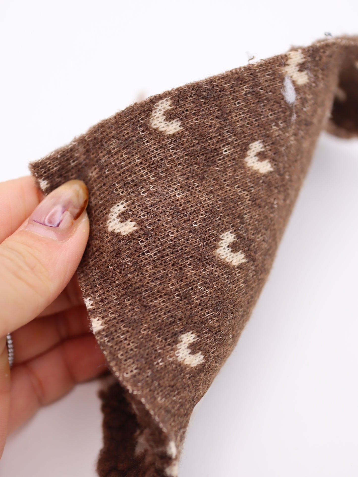 【25AW-151】じつはプチハートボア　/0.5ｙあたり=～1065円