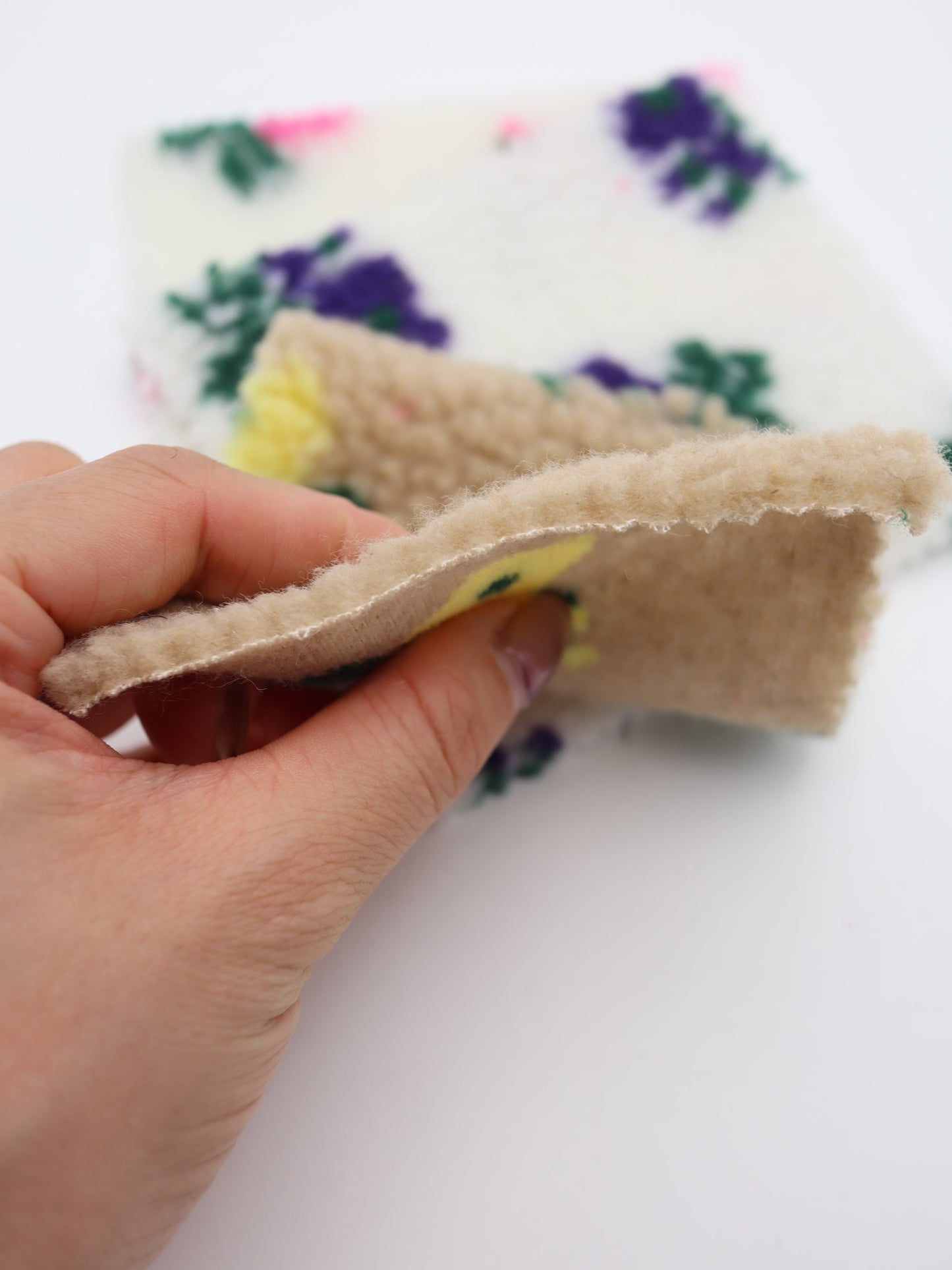 【25AW-087】スプリングフラワーボア　/0.5ｙあたり=～1110円