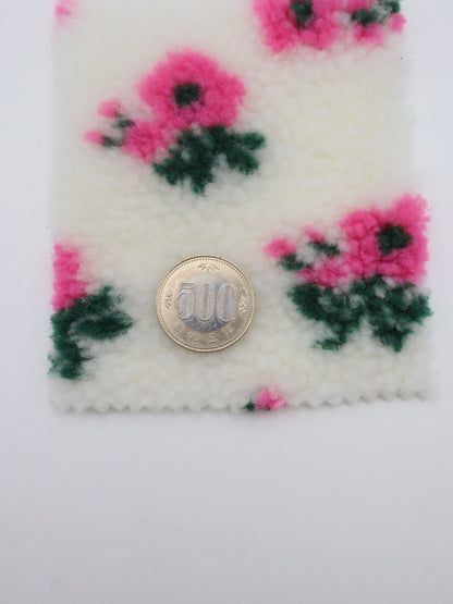 【25AW-087】スプリングフラワーボア　/0.5ｙあたり=～1110円