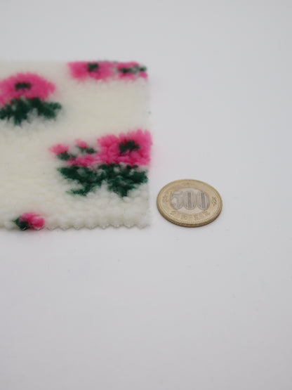 【25AW-087】スプリングフラワーボア　/0.5ｙあたり=～1110円