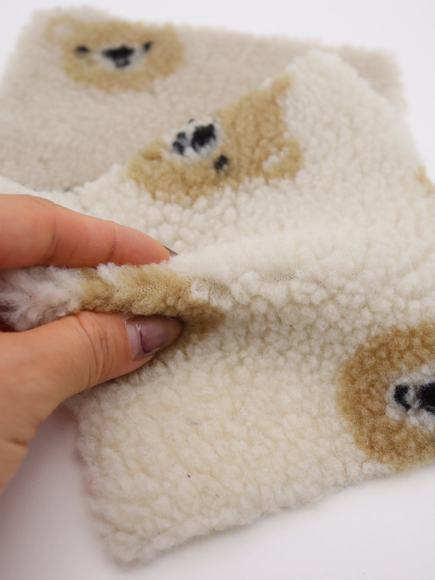 【25AW-157】プチくまちゃんボア　/0.5ｙあたり=～1725円